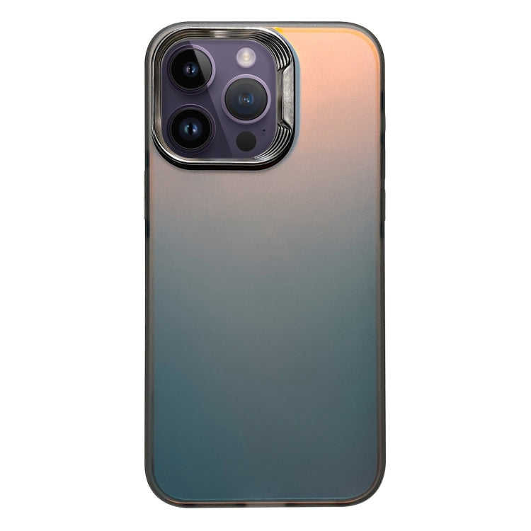 For iPhone 15 Pro Laser Gradient Color PC + TPU Phone Case(Dazzle Black) - HoMEdemic™ 