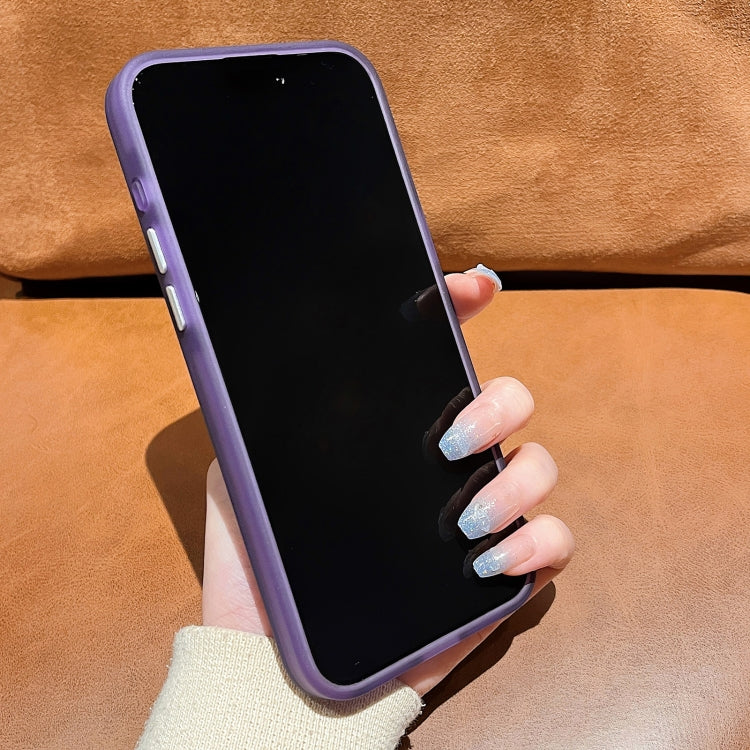 For iPhone 15 Pro Laser Gradient Color PC + TPU Phone Case(Dazzle Orange) - HoMEdemic™ 
