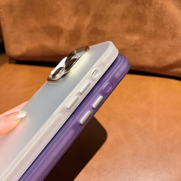 For iPhone 15 Pro Laser Gradient Color PC + TPU Phone Case(Dazzle White) - HoMEdemic™ 