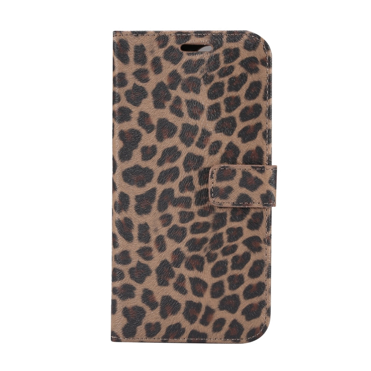 For iPhone 15 Pro Leopard Pattern Horizontal Flip Leather Phone Case(Brown) - HoMEdemic™ 
