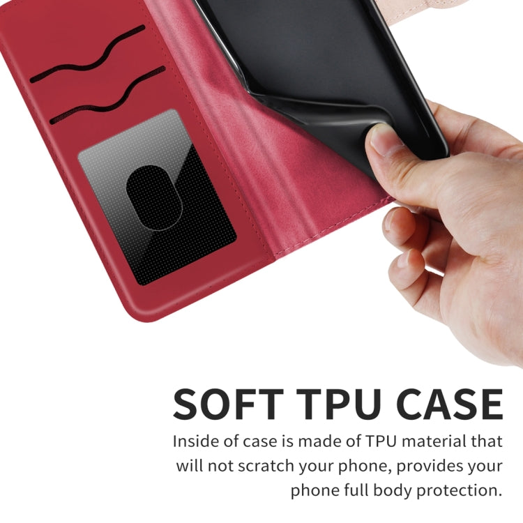 For iPhone 15 Pro Life Tree Embossing Pattern Leather Phone Case(Red) - HoMEdemic™ 