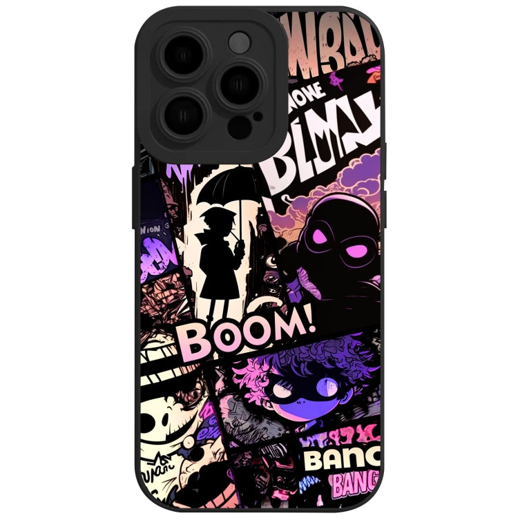 For iPhone 15 Pro Liquid Angel Eyes Bumbershoot TPU Phone Case(Black) - HoMEdemic™ 