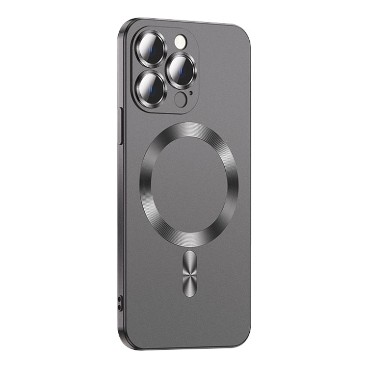For iPhone 15 Pro Liquid Lens Protector Magsafe Phone Case(Grey) - HoMEdemic™ 