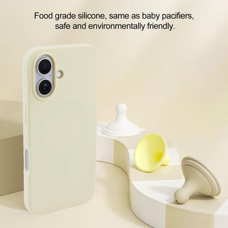 For iPhone 15 Pro Liquid Silicone Full Coverage MagSafe Phone Case(White) - HoMEdemic™ 