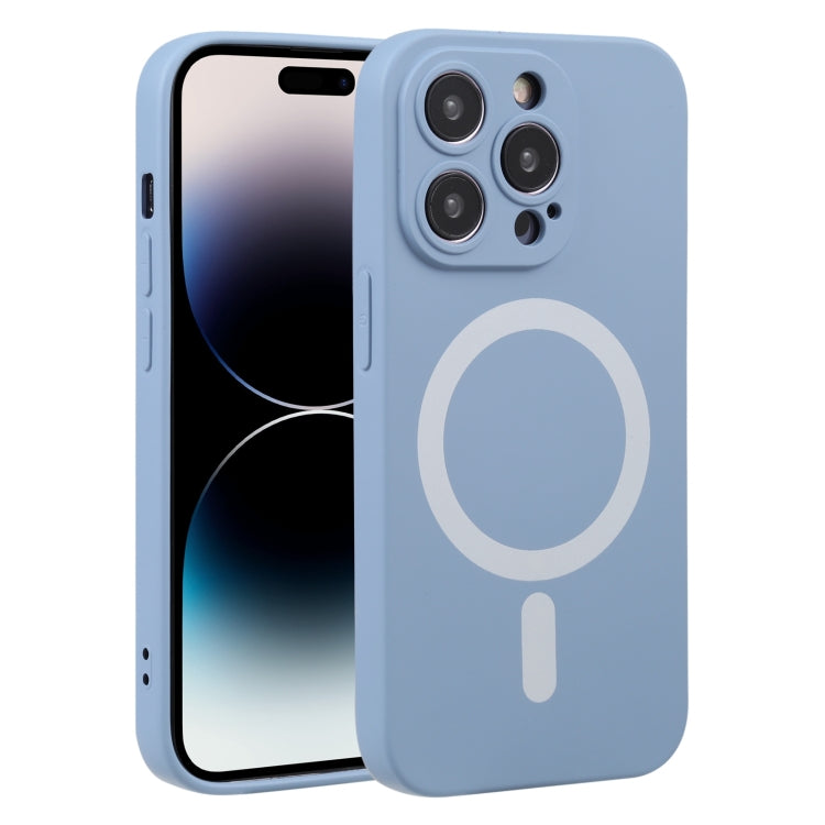 For iPhone 15 Pro Liquid Silicone Magsafe Phone Case(Lavender Grey) - HoMEdemic™ 