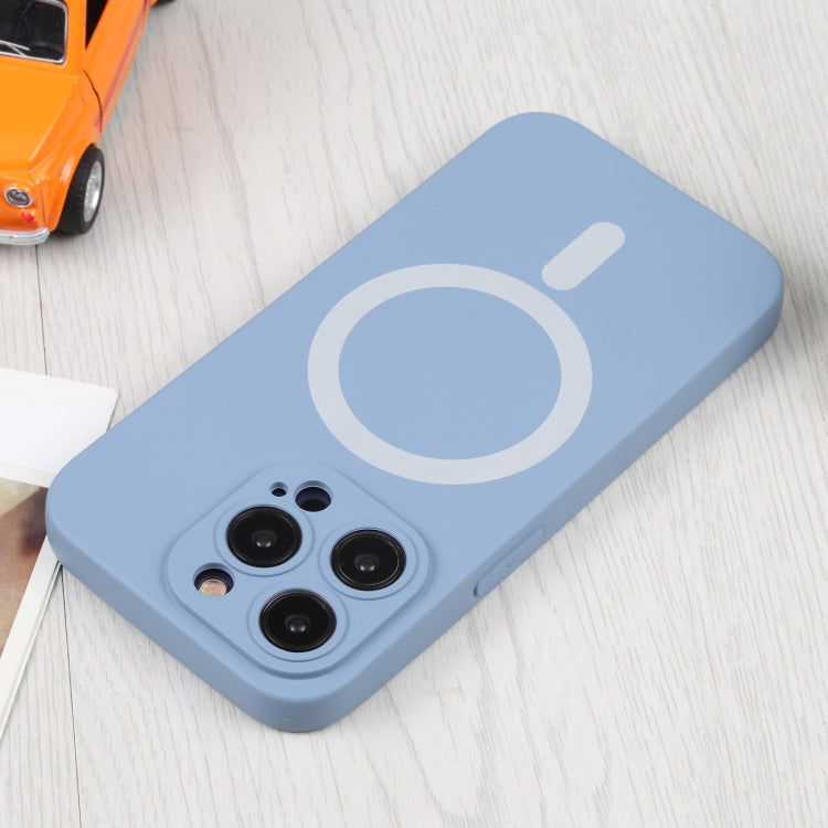 For iPhone 15 Pro Liquid Silicone Magsafe Phone Case(Lavender Grey) - HoMEdemic™ 