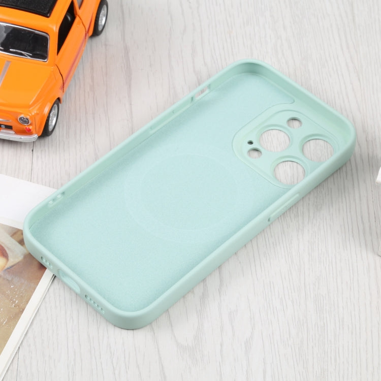 For iPhone 15 Pro Liquid Silicone Magsafe Phone Case(Light Cyan) - HoMEdemic™ 