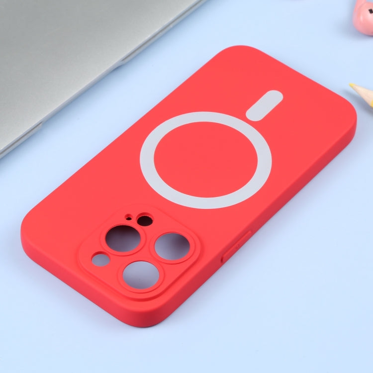 For iPhone 15 Pro Liquid Silicone Magsafe Phone Case(Red) - HoMEdemic™ 