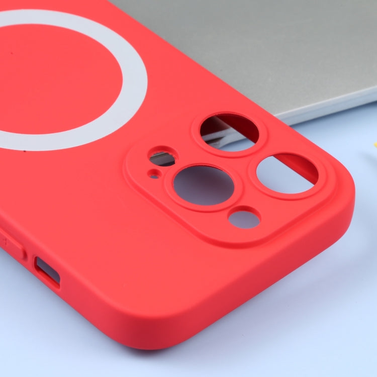 For iPhone 15 Pro Liquid Silicone Magsafe Phone Case(Red) - HoMEdemic™ 