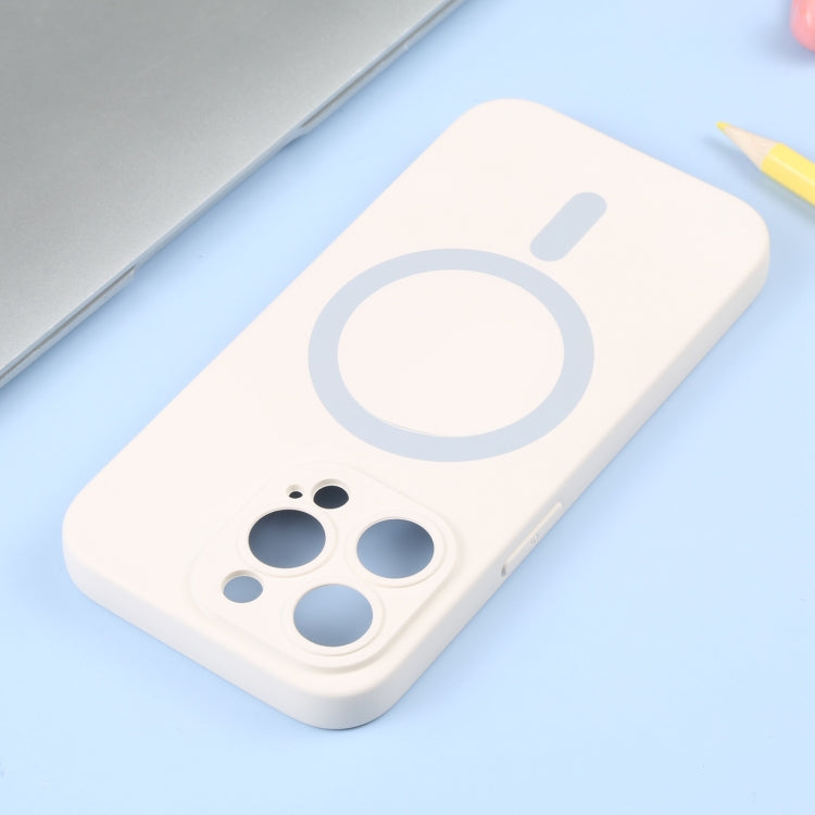 For iPhone 15 Pro Liquid Silicone Magsafe Phone Case(White) - HoMEdemic™ 