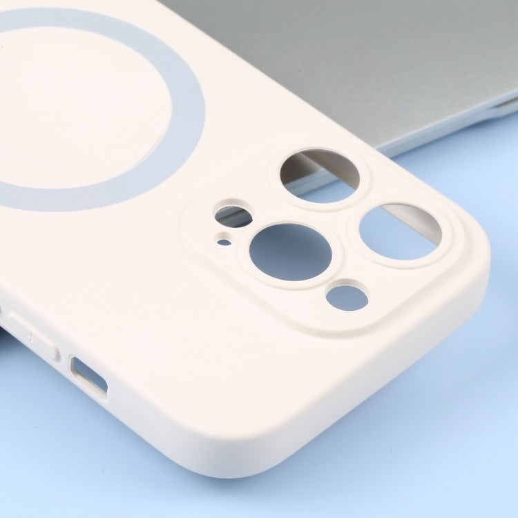 For iPhone 15 Pro Liquid Silicone Magsafe Phone Case(White) - HoMEdemic™ 
