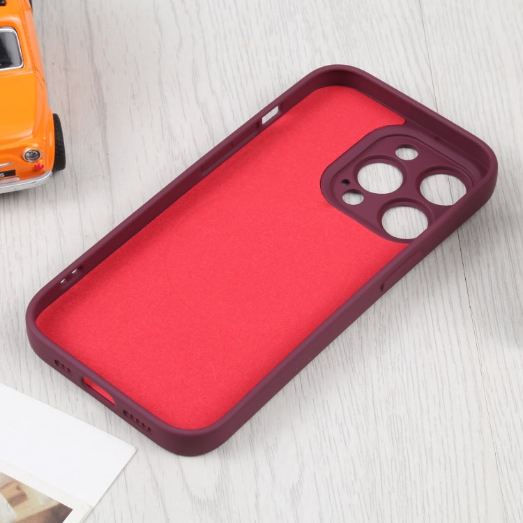 For iPhone 15 Pro Liquid Silicone Magsafe Phone Case(Wine Red) - HoMEdemic™ 