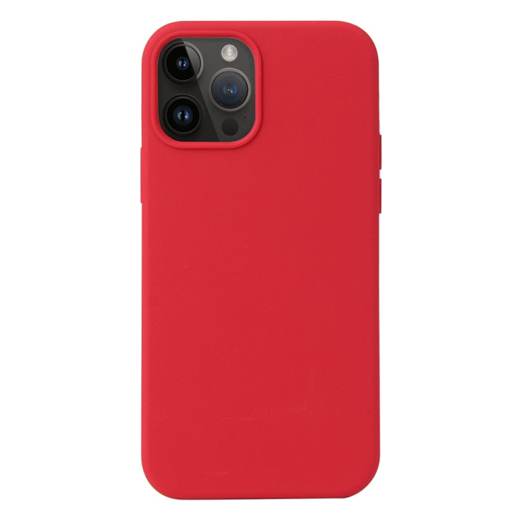 For iPhone 15 Pro Liquid Silicone Phone Case(Carmine Red) - HoMEdemic™ 