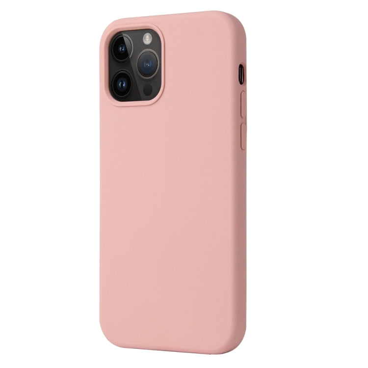 For iPhone 15 Pro Liquid Silicone Phone Case(Cherry Blossom Pink) - HoMEdemic™ 