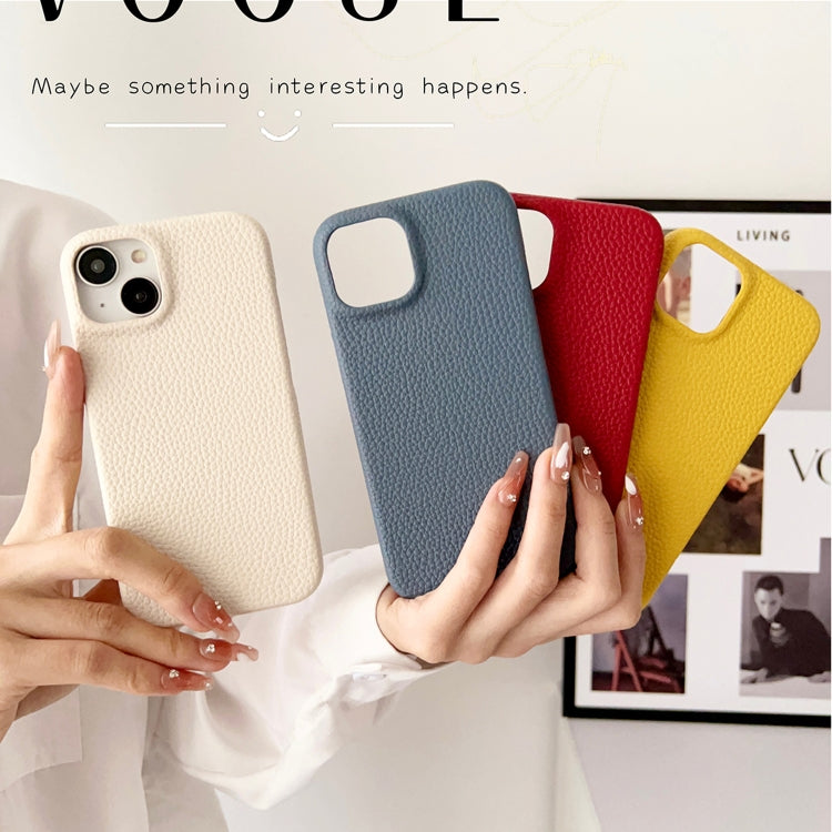 For iPhone 15 Pro Litchi Texture All-inclusive Shockproof Phone Case(Grey) - HoMEdemic™ 