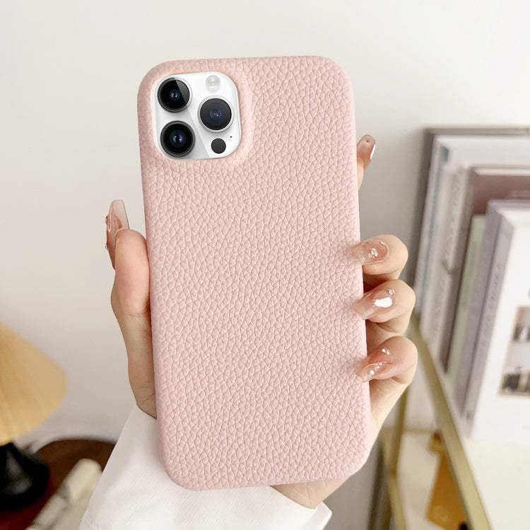 For iPhone 15 Pro Litchi Texture All-inclusive Shockproof Phone Case(Pink) - HoMEdemic™ 