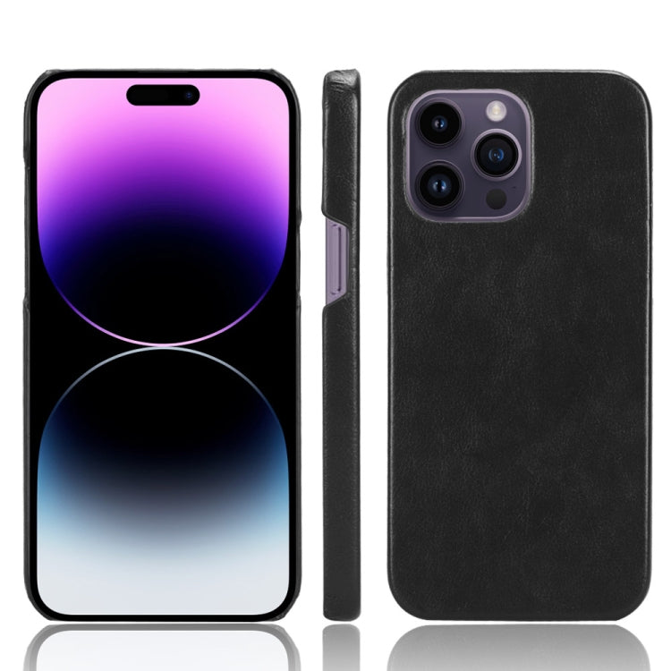 For iPhone 15 Pro Litchi Texture Back Cover Phone Case(Black) - HoMEdemic™ 