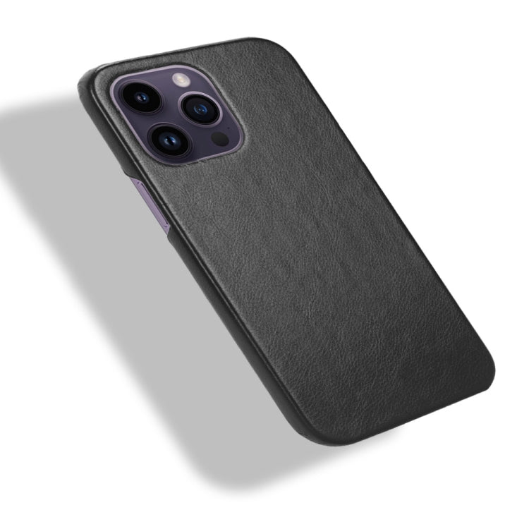 For iPhone 15 Pro Litchi Texture Back Cover Phone Case(Black) - HoMEdemic™ 