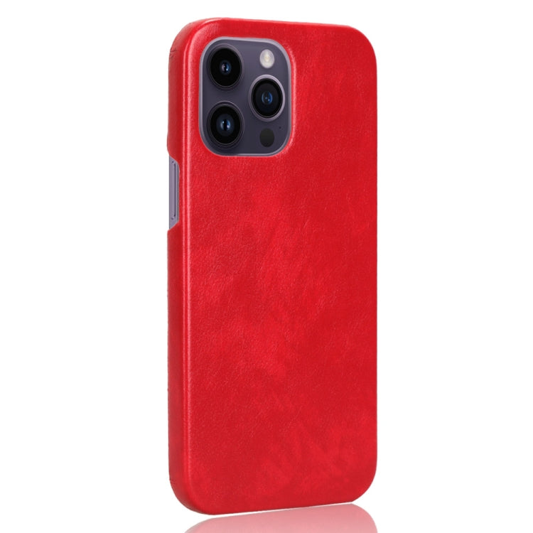 For iPhone 15 Pro Litchi Texture Back Cover Phone Case(Red) - HoMEdemic™ 