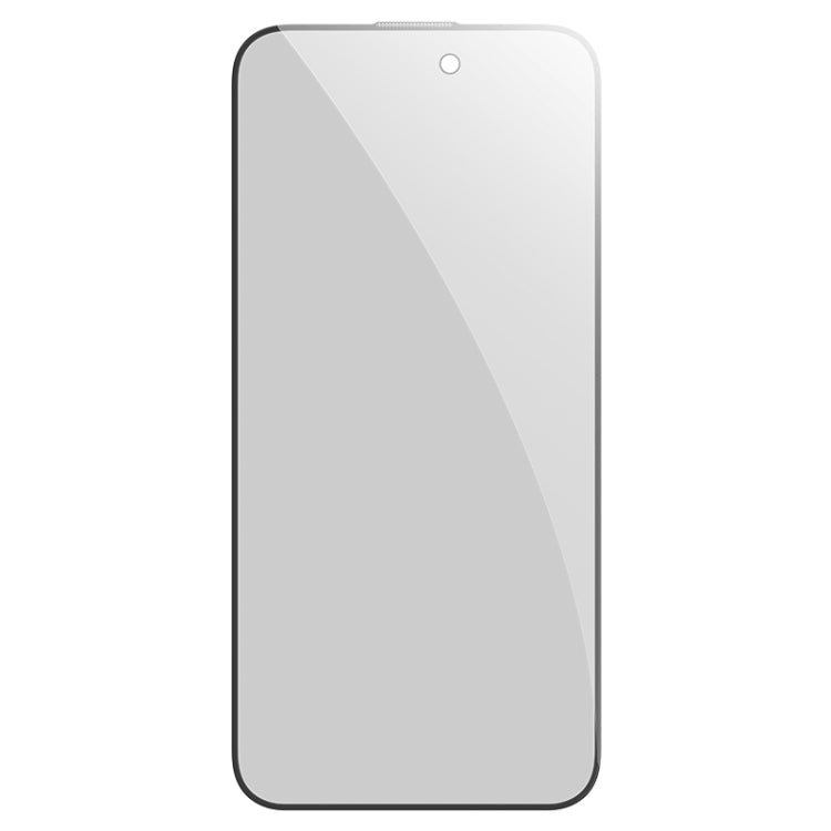 For iPhone 15 Pro MOMAX 0.3mm 3D Anti-peep Tempered Glass Film(Black) - HoMEdemic™ 