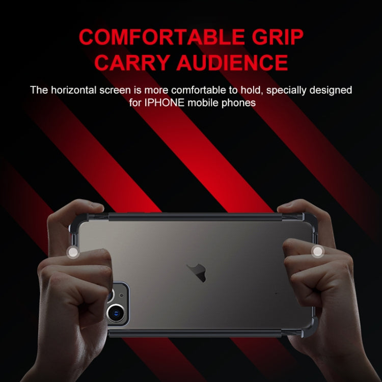 For iPhone 15 Pro Machinist Metal Phone Protective Frame(Black) - HoMEdemic™ 