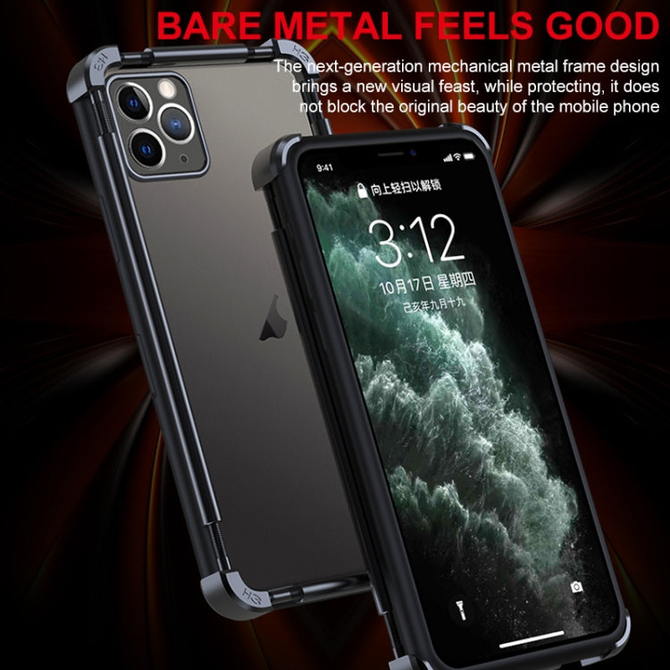 For iPhone 15 Pro Machinist Metal Phone Protective Frame(Black) - HoMEdemic™ 