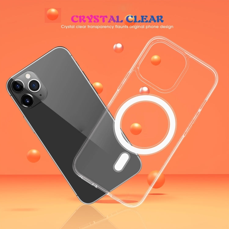 For iPhone 15 Pro MagSafe Clear Acrylic PC +TPU Phone Case(Transparent) - HoMEdemic™ 