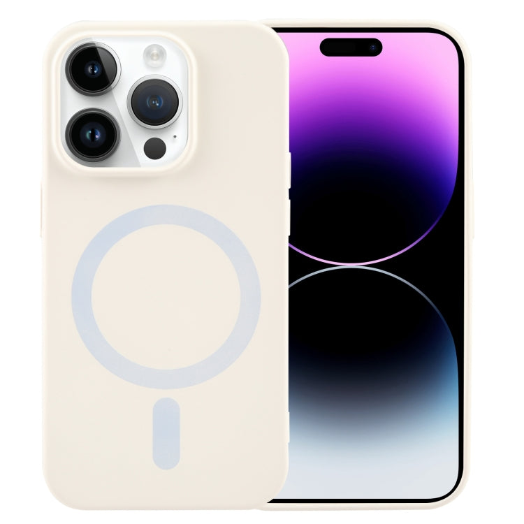 For iPhone 15 Pro MagSafe Liquid Silicone Phone Case(White) - HoMEdemic™ 