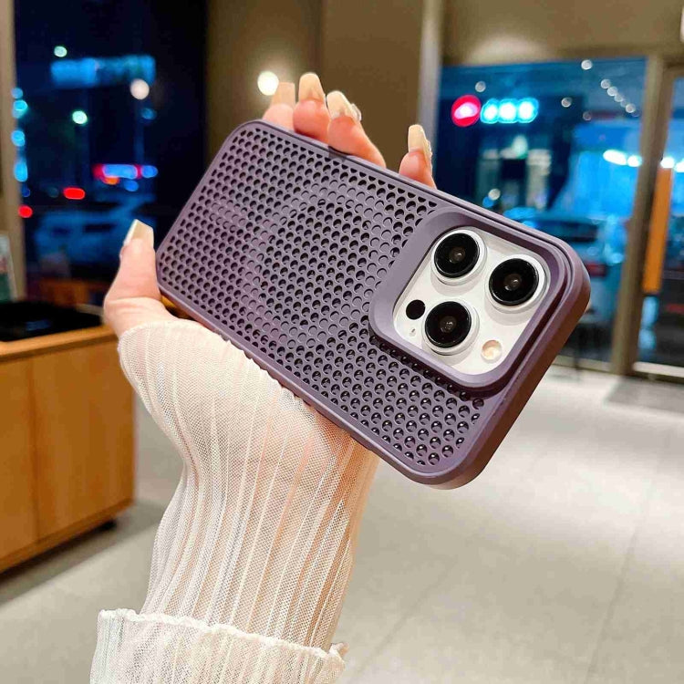 For iPhone 15 Pro MagSafe Magnetic Heat Dissipation Phone Case(Dark Purple) - HoMEdemic™ 