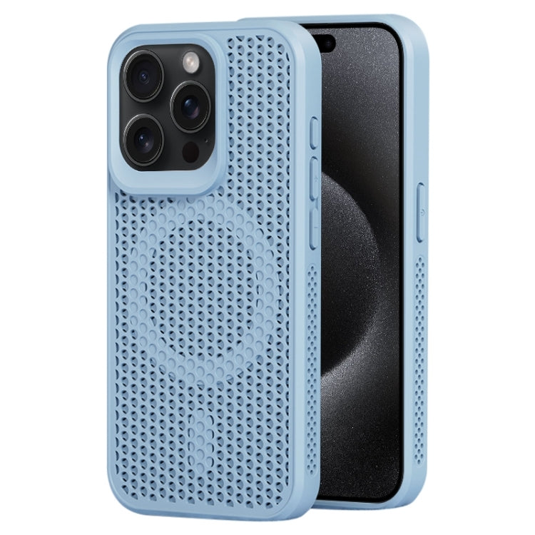 For iPhone 15 Pro MagSafe Magnetic Heat Dissipation Phone Case(Sky Blue) - HoMEdemic™ 