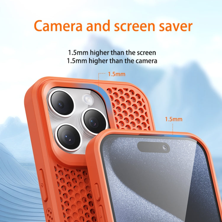 For iPhone 15 Pro MagSafe Magnetic Heat Dissipation Phone Case(Sky Blue) - HoMEdemic™ 