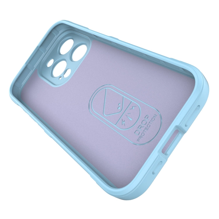 For iPhone 15 Pro Magic Shield TPU + Flannel Phone Case(Grey) - HoMEdemic™ 