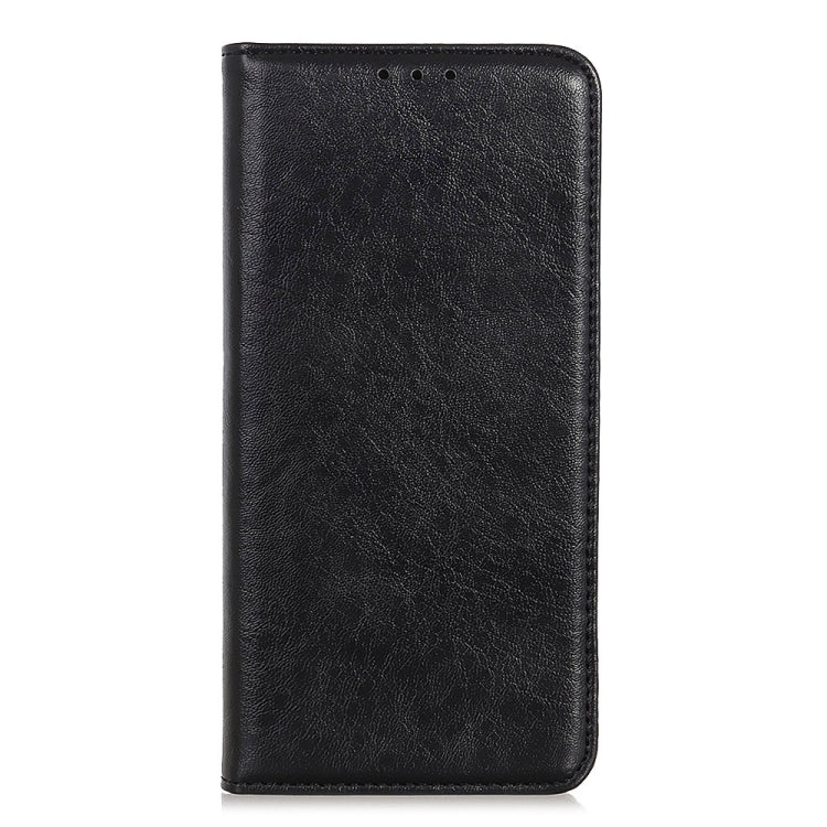 For iPhone 15 Pro Magnetic Crazy Horse Texture Horizontal Flip Leather Phone Case(Black) - HoMEdemic™ 