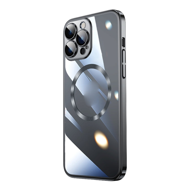 For iPhone 15 Pro Magsafe Magnetic Electroplated PC Phone Case(Black) - HoMEdemic™ 