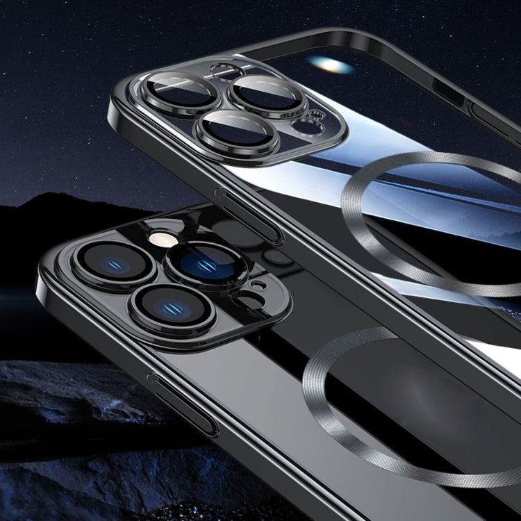 For iPhone 15 Pro Magsafe Magnetic Electroplated PC Phone Case(Black) - HoMEdemic™ 