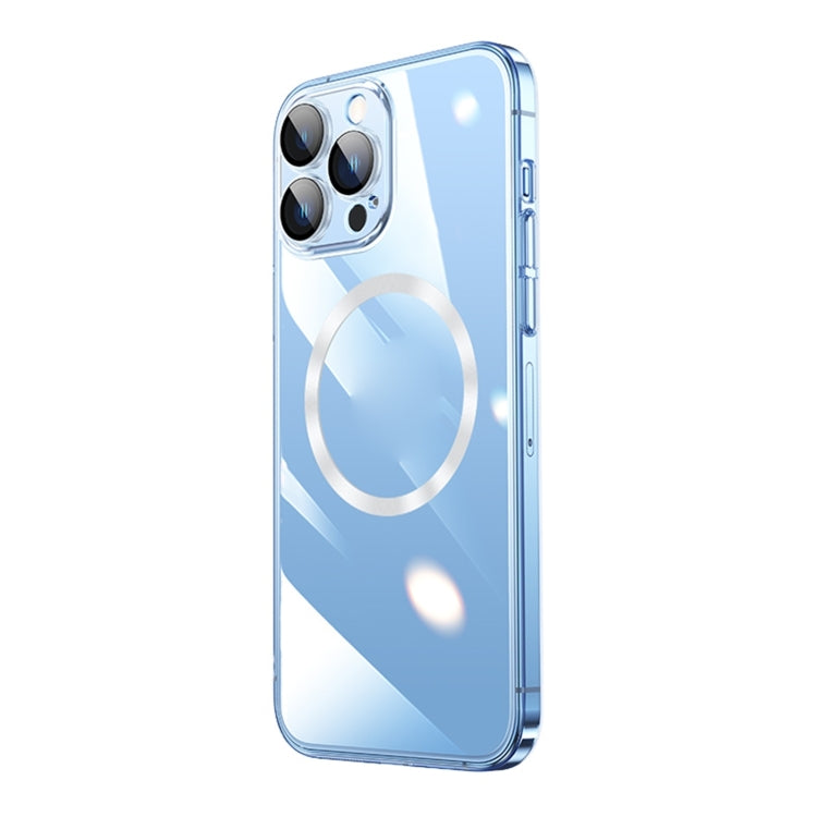 For iPhone 15 Pro Magsafe Magnetic Electroplated PC Phone Case(Transparent) - HoMEdemic™ 