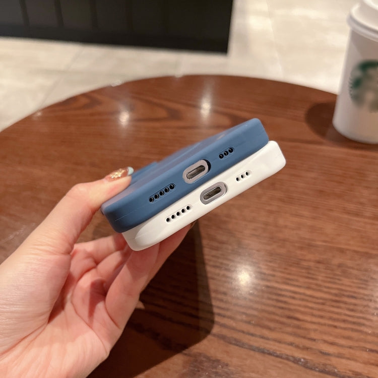 For iPhone 15 Pro Magsafe Magnetic Silicone Phone Case(Dark Blue) - HoMEdemic™ 