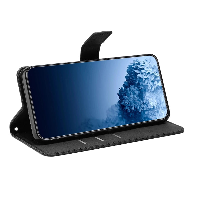 For iPhone 15 Pro Mandala Embossed Flip Leather Phone Case(Black) - HoMEdemic™ 