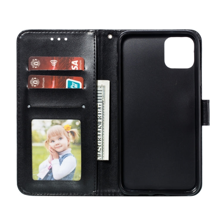 For iPhone 15 Pro Mandala Embossing Pattern Horizontal Flip Leather Phone Case(Black) - HoMEdemic™ 