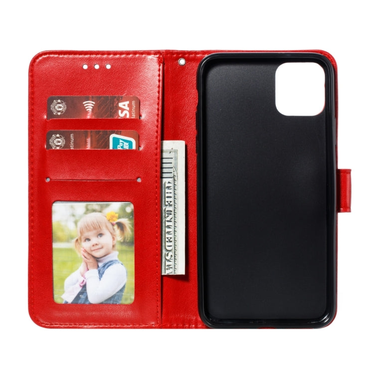 For iPhone 15 Pro Mandala Embossing Pattern Horizontal Flip Leather Phone Case(Red) - HoMEdemic™ 