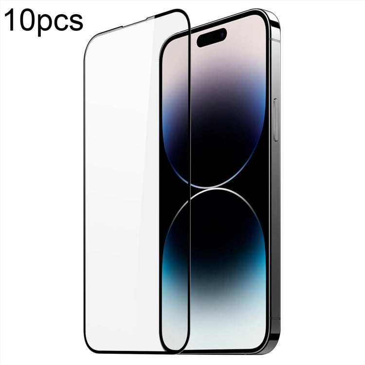 For iPhone 15 Pro Max 10pcs DUX DUCIS 0.33mm 9H Medium Alumina Tempered Glass Film - HoMEdemic™ 