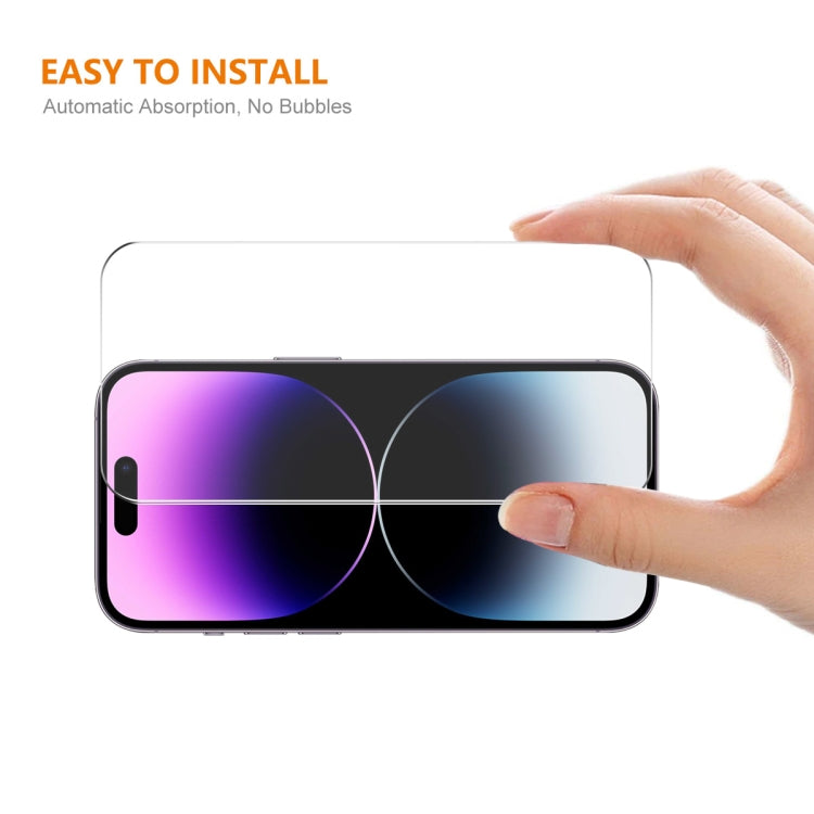 For iPhone 15 Pro Max 10pcs ENKAY 0.26mm 9H 2.5D High Aluminum-silicon Tempered Glass Film - HoMEdemic™ 
