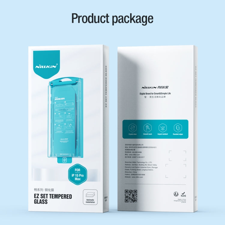 For iPhone 15 Pro Max 10pcs NILLKIN Chang Series Tempered Glass Protective Film - HoMEdemic™ 