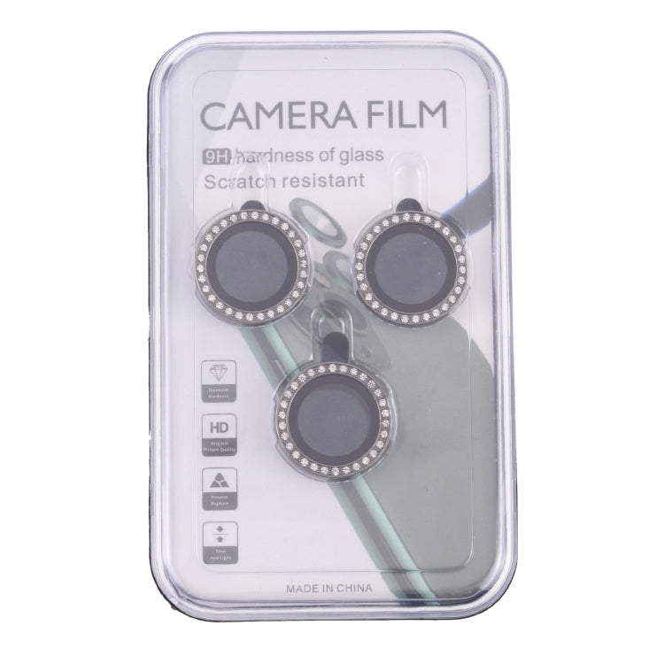 For iPhone 15 Pro Max / 15 Pro 9H Point Drill Camera Lens Protector Ring(Black) - HoMEdemic™ 
