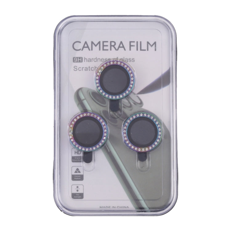 For iPhone 15 Pro Max / 15 Pro 9H Point Drill Camera Lens Protector Ring(Colorful) - HoMEdemic™ 