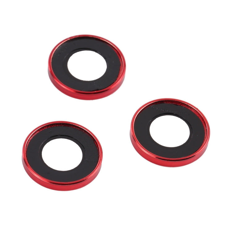 For iPhone 15 Pro Max / 15 Pro 9H Point Drill Camera Lens Protector Ring(Red) - HoMEdemic™ 