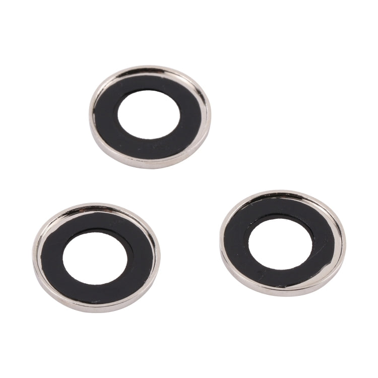 For iPhone 15 Pro Max / 15 Pro 9H Point Drill Camera Lens Protector Ring(Silver) - HoMEdemic™ 