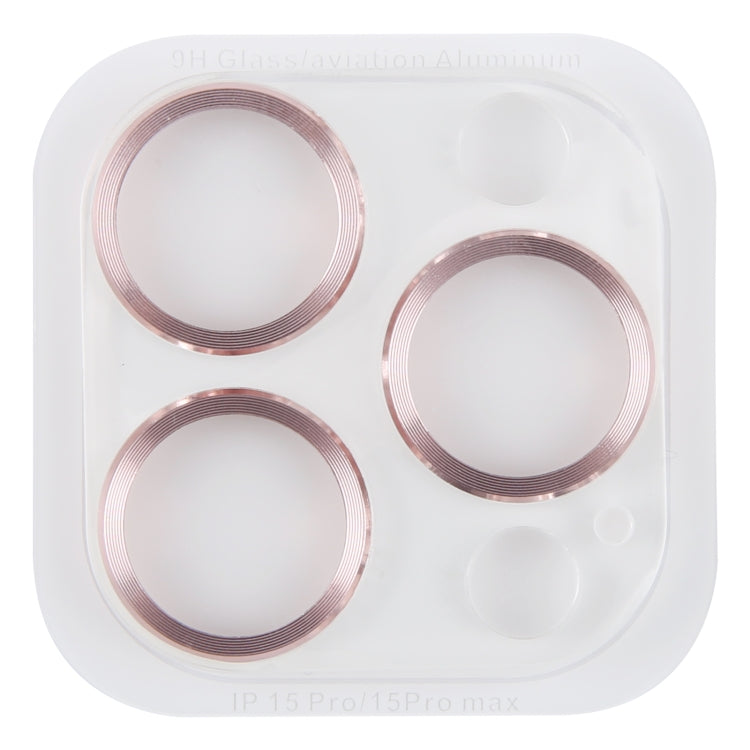 For iPhone 15 Pro Max / 15 Pro Tempered Glass CD Texture Back Camera Film(Pink) - HoMEdemic™ 