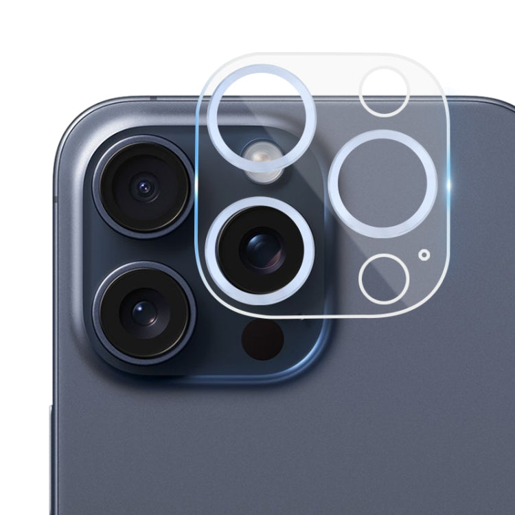 For iPhone 15 Pro Max / 15 Pro Tempered Glass CD Texture Back Camera Film(Sierra Blue) - HoMEdemic™ 