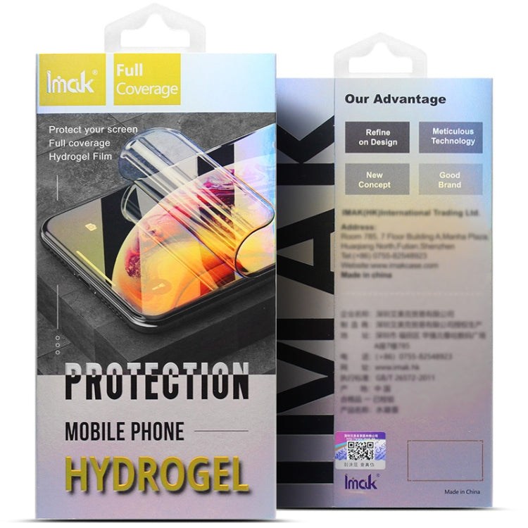 For iPhone 15 Pro Max 2pcs/Set imak Curved Hydrogel Film Pnone Back Protector - HoMEdemic™ 